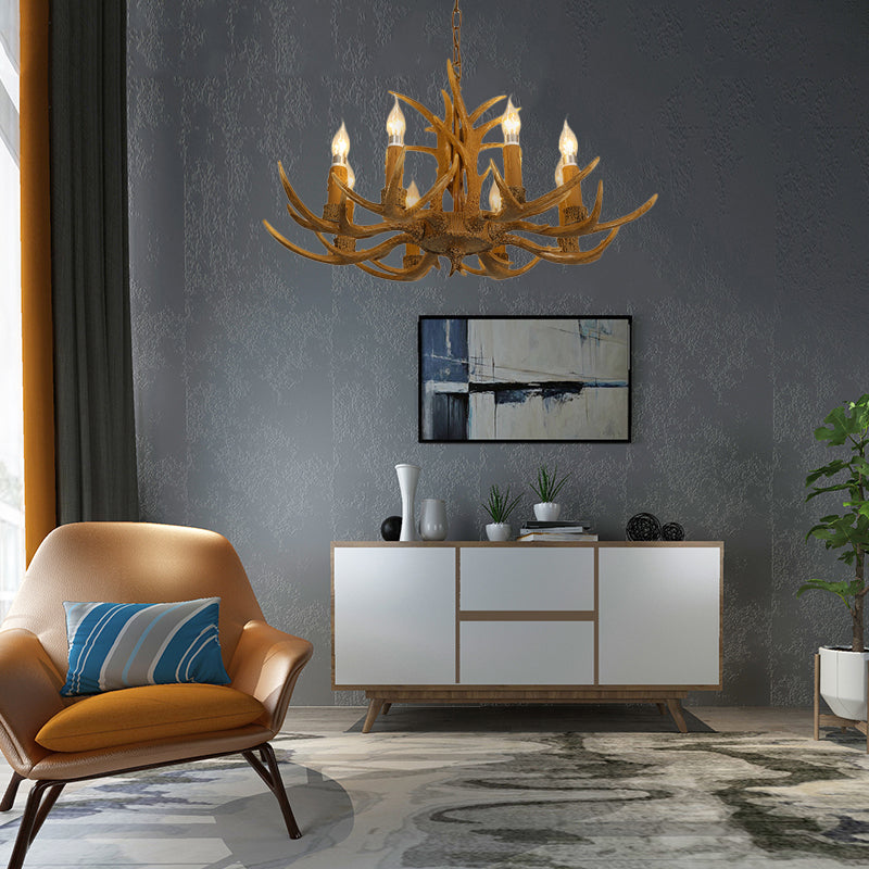 4/6/8 HEADS Résine Chandelier