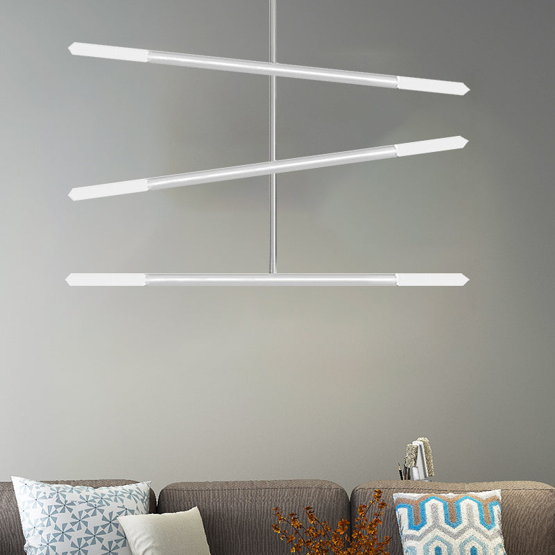 LED moderno de Tubo negro/blanco/dorado 2/4/6 LIGHTA ACRYLIC COSTING EN LA LUZ CALIENTE/BLANCA