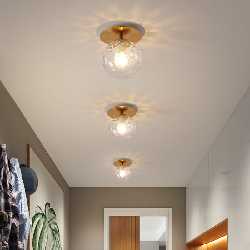 Einzelbalkon Decke Flush leichte postmoderne golden