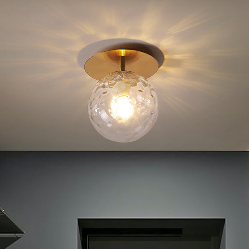 Einzelbalkon Decke Flush leichte postmoderne golden