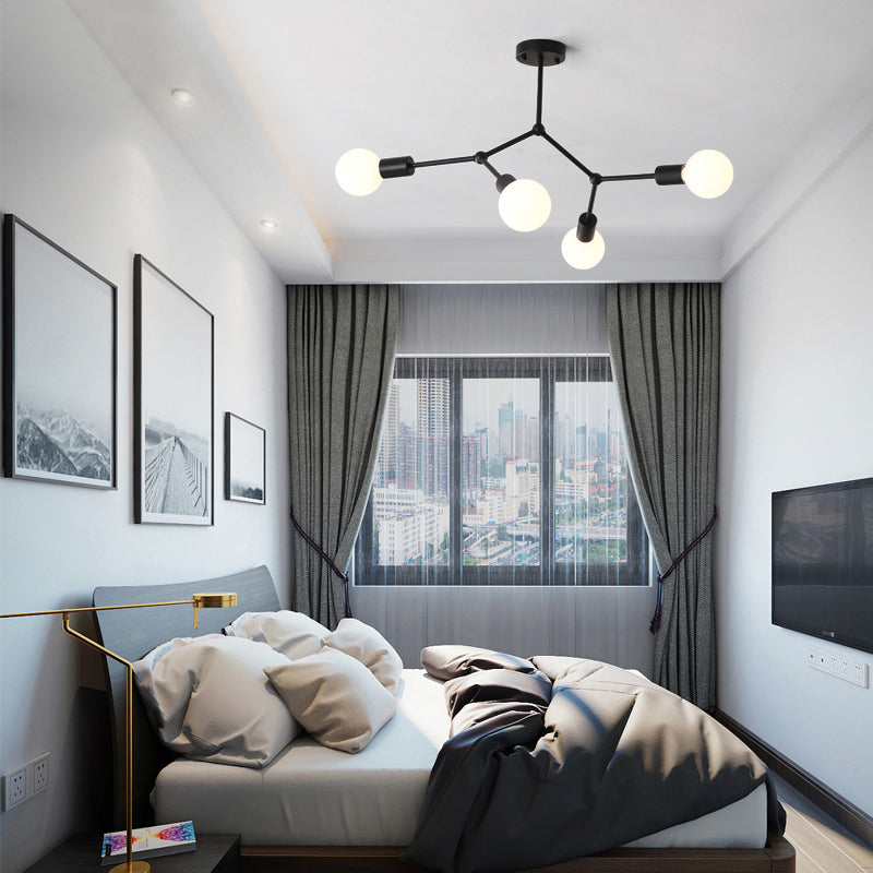 Moleculair metaal Kroonluchter licht Minimalistisch opgehangen verlichtingsarmatuur voor woonkamer