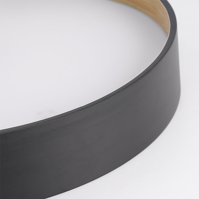 Nordic Circulair LED Plafond Flush Mount Metalen Keuken Flush Mount Lamp met Acryl Diffuser