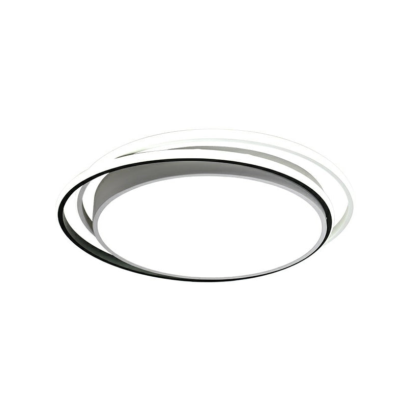 Nordic Round LED Flush Light Acrylic Living Room Flush Mount Ceiling Lighting Fixture