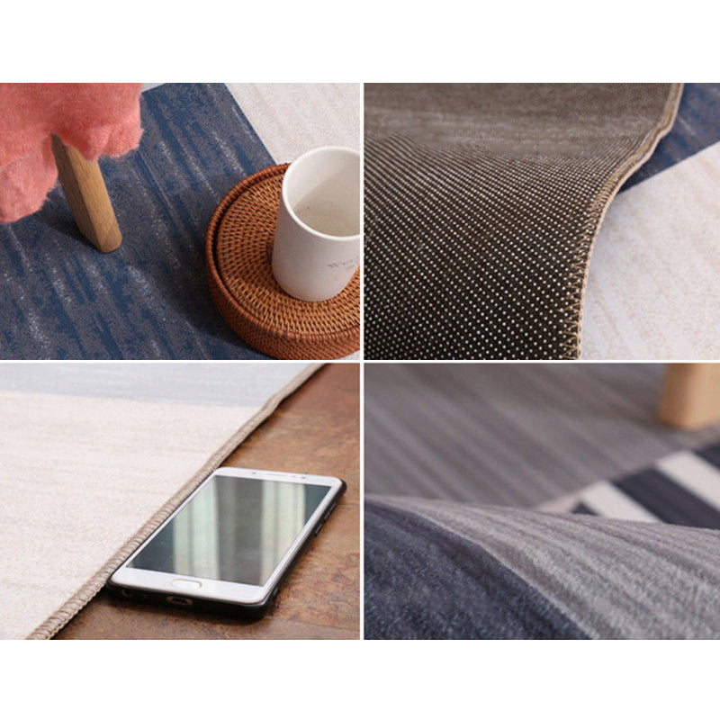 Boho-Chic Living Room Rug Multi Color Geometric Pattern Indoor Rug Anti-Slip Backing Easy Care Area Rug