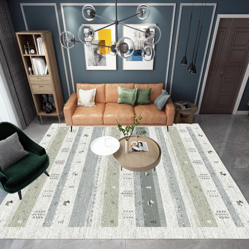 Tapis de tapis à imprimé abstrait multicolore Boho Rapis en intérieur Easy Care Animal Area Washable Area Papet pour chambre