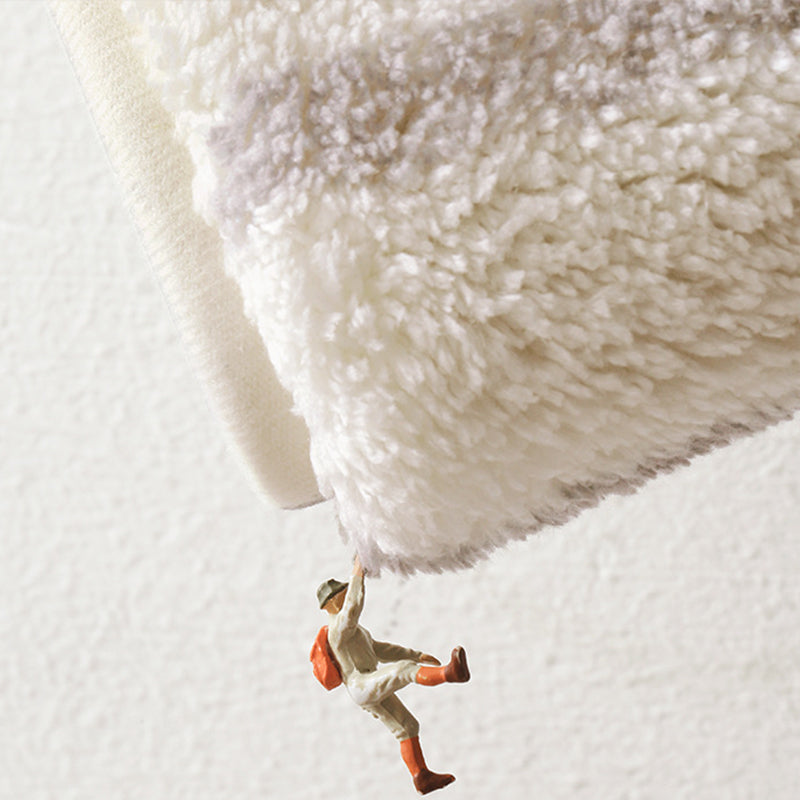 Relaxing Bedroom Rug Multi Colored Geometric Print Indoor Rug Lamb Wool Non-Slip Backing Stain-Resistant Area Carpet