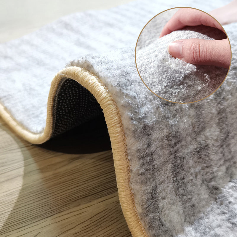 Minimalistischer Teppich mit Geomuster, mehrfarbiger Polyster-Bereichsteppich, haustierfreundlicher, schmutzabweisender Innenteppich für den Salon