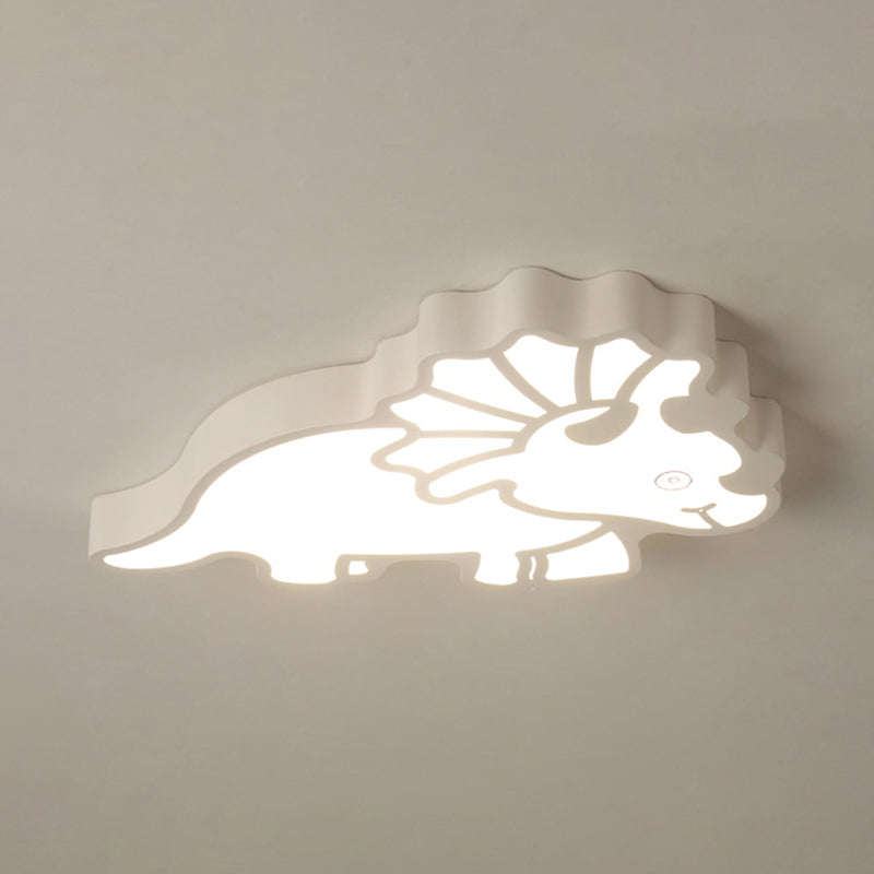 Modern Spinosaurus Ceiling Mount Light Acrylique DEL Ceiling Lamp for Child Bedroom
