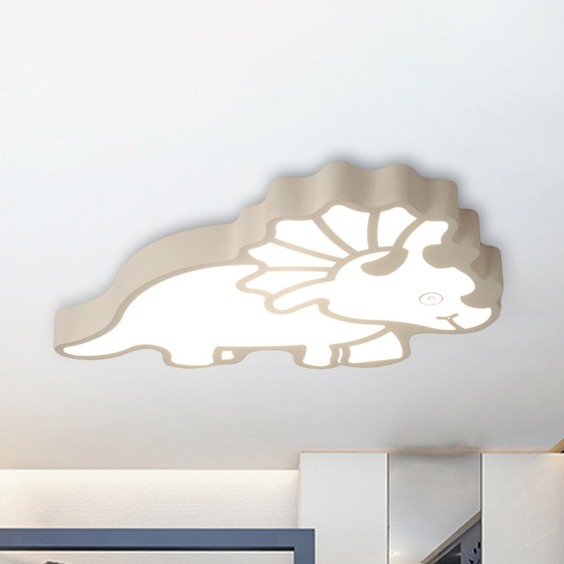 Modern Spinosaurus Ceiling Mount Light Acrylique DEL Ceiling Lamp for Child Bedroom