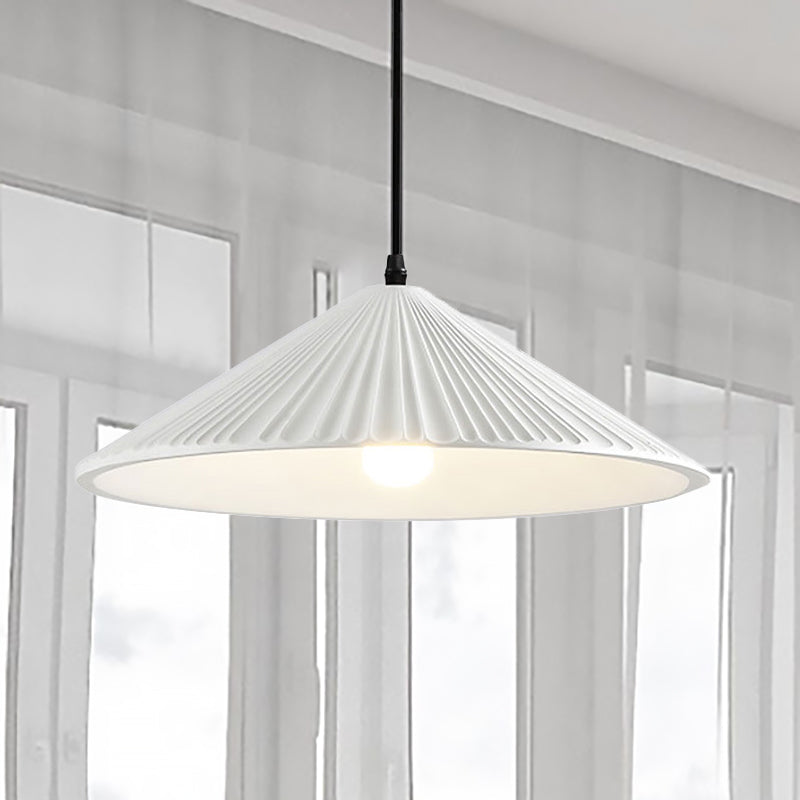 Hat Cosicero Pendiente Luz Modernismo Resina 1 Luz 8 "/12.5"/16 "Dia Gris/Blanco/Negro Kit de lámpara colgante