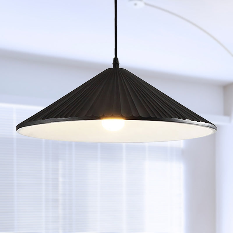 Hat Cosicero Pendiente Luz Modernismo Resina 1 Luz 8 "/12.5"/16 "Dia Gris/Blanco/Negro Kit de lámpara colgante