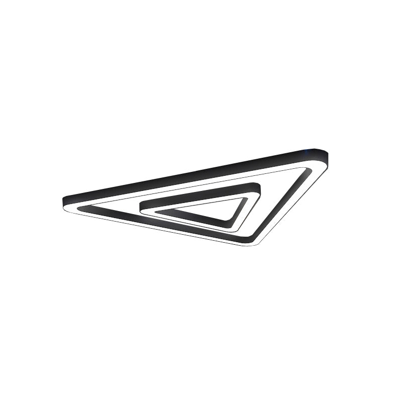 Palestra triangolare Accapta Light Metallic Metallic Modern LED REGLI LADULIRE IN NERO