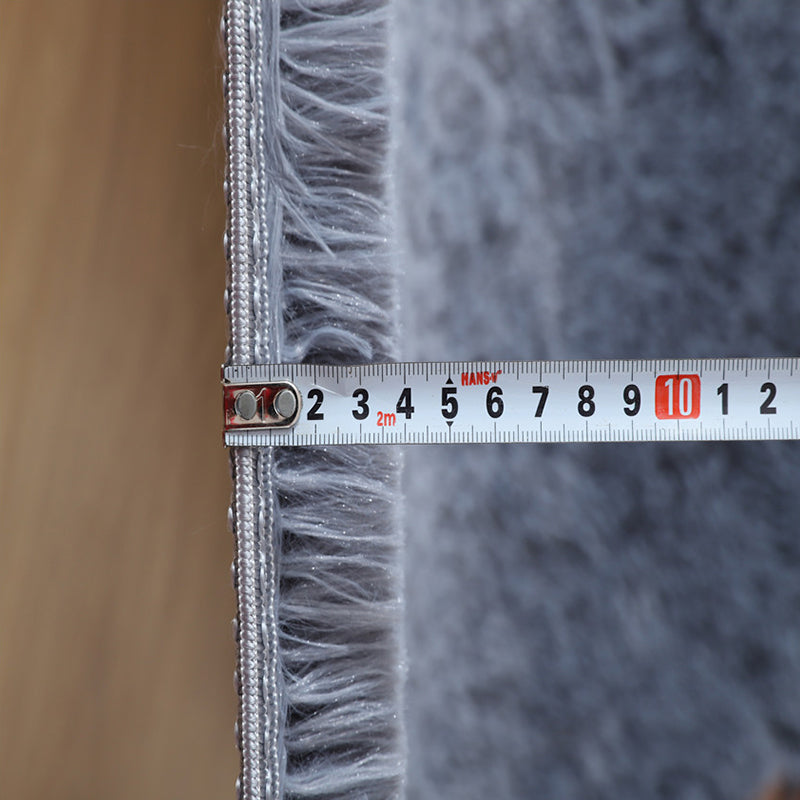 Mehrfarbiger einfarbiger Teppich aus Polyster, lässiger Teppich für den Innenbereich, schmutzabweisend, haustierfreundlich, pflegeleichter Teppich für das Wohnzimmer
