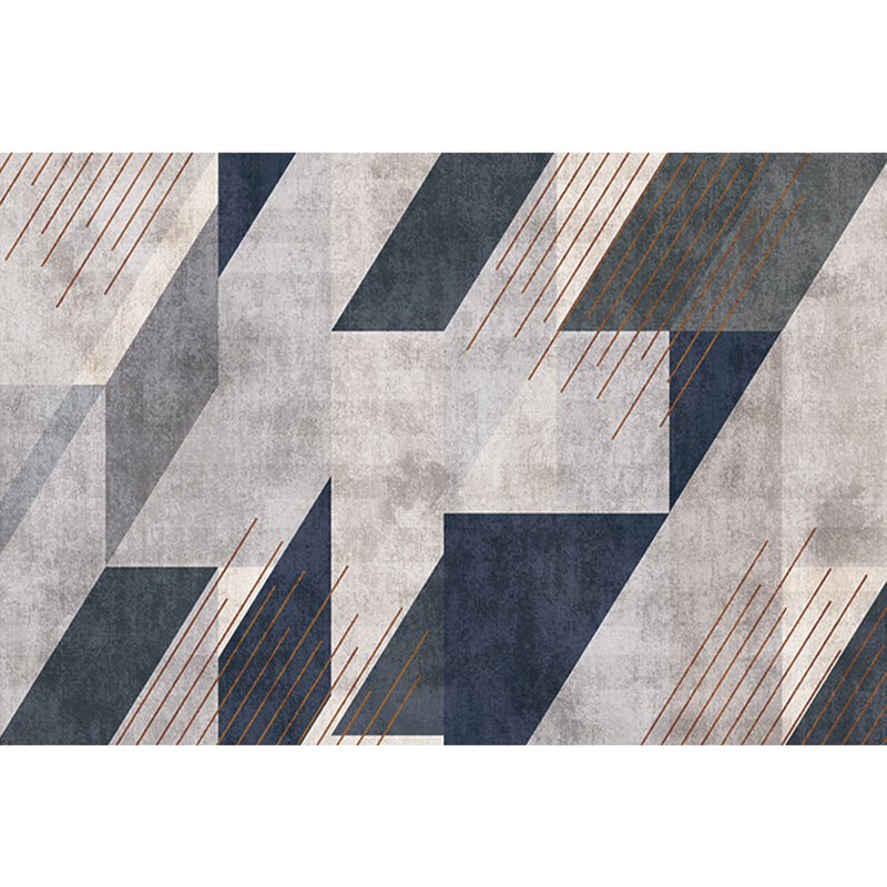Scandinavisch geometrisch patroon Tapijten Multi-kleuren Polypropyleen tapijt Anti-slip Backing Gemakkelijke verzorging Wasbaar binnen Tapijt voor woonkamer