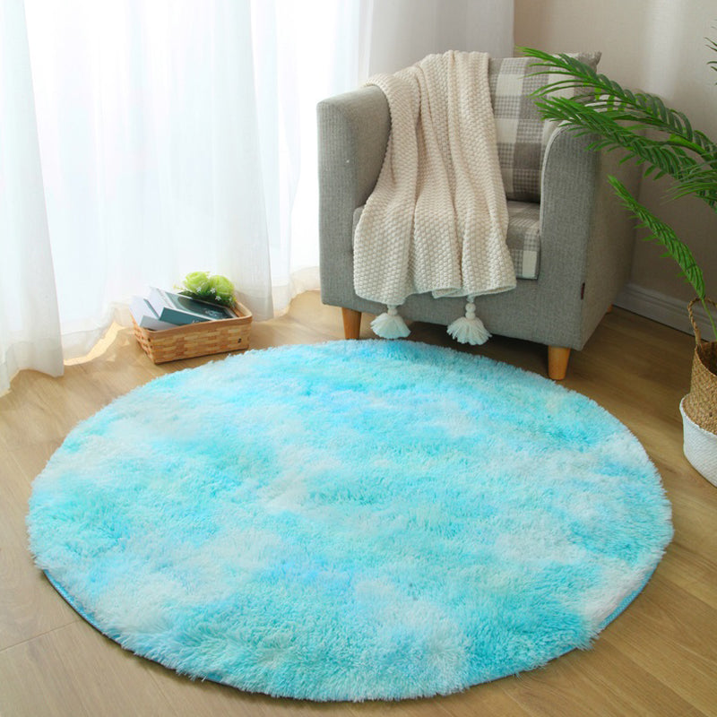 Kalmerende slaapkamer tapijt veelkleurige vaste kleur vaste kleur vaste kleur binnen vloerkleed polyster antislip achterste gemakkelijke verzorgingstapijt