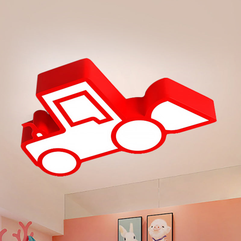 Cartoon Car Soffitto Light Acrilico Flush Monte Massimale Luce per Bedroom