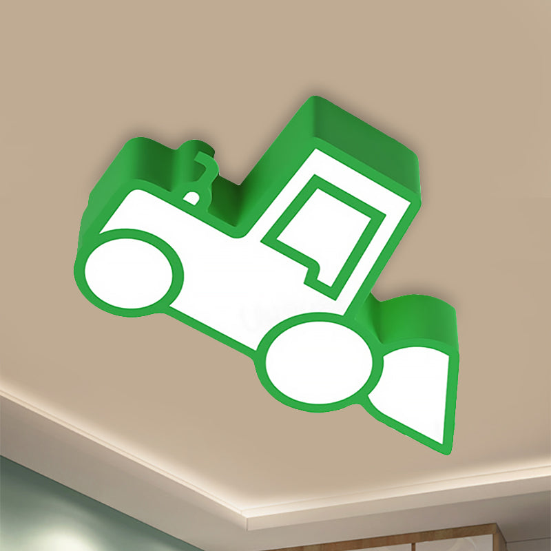 Cartoon Car Soffitto Light Acrilico Flush Monte Massimale Luce per Bedroom