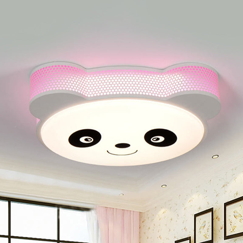 Cartoon Panda Unterputz-Deckenleuchte, Acryl-Deckenleuchte für den Kindergarten