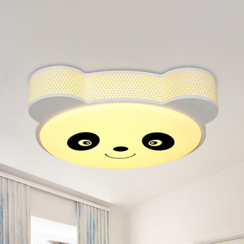 Cartoon Panda Unterputz-Deckenleuchte, Acryl-Deckenleuchte für den Kindergarten