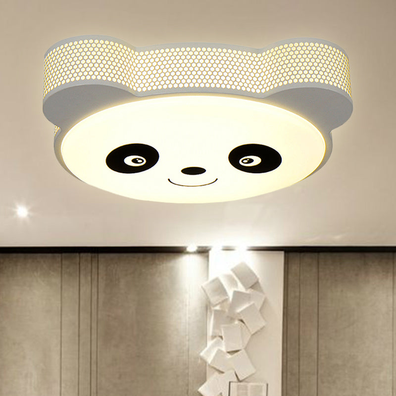 Cartoon Panda Unterputz-Deckenleuchte, Acryl-Deckenleuchte für den Kindergarten