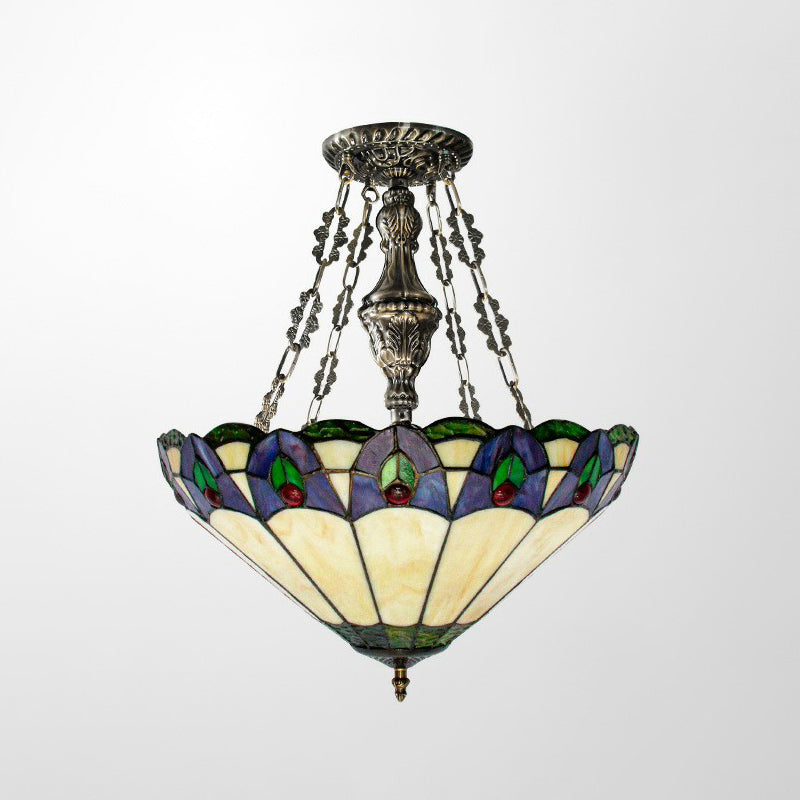 MISSION CONICAL PENDANT CHANDELIER À 3 LUMILAGE LUMINE LUMINE LUMINATE