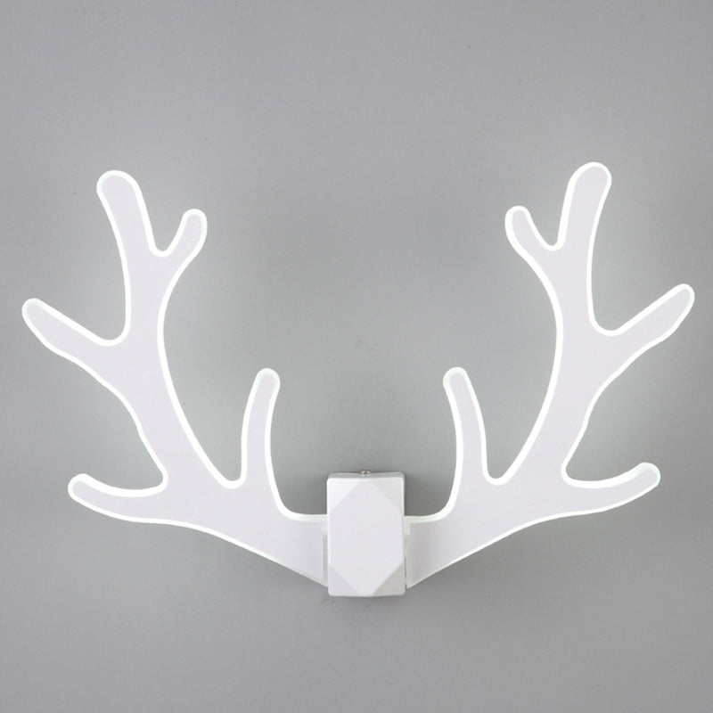 Herten hoornvormige led muur licht decoratieve metalen gang sconce verlichtingsarmatuur