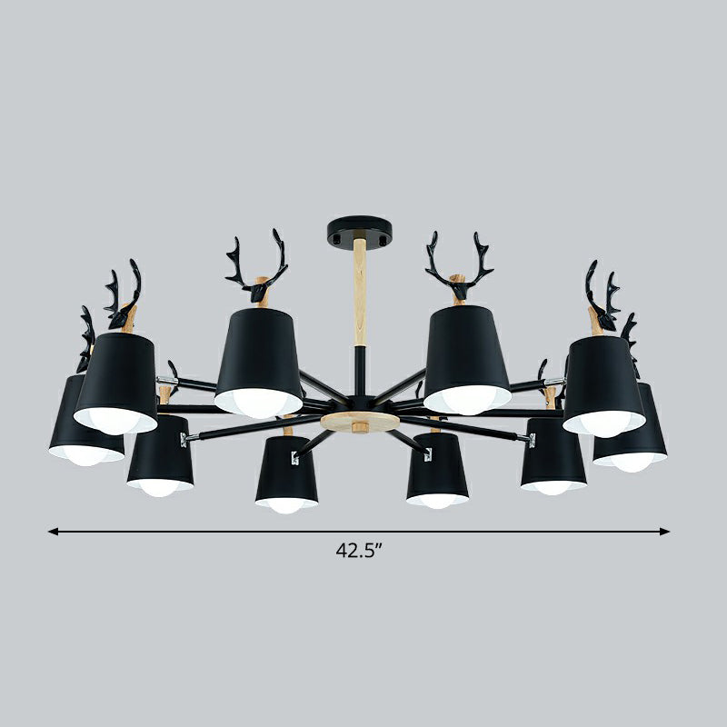 Lustre pivotable Light Nordic Nordic Metal Living Room Pendant Lighting