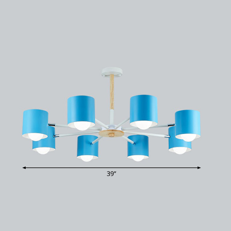 Lustre pivotable Light Nordic Nordic Metal Living Room Pendant Lighting