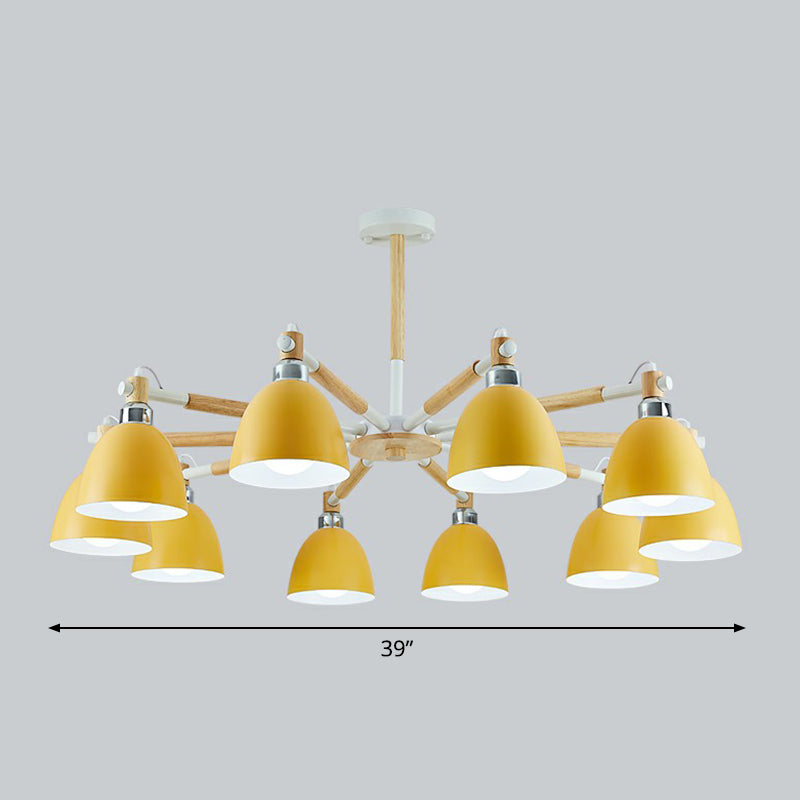 Lustre pivotable Light Nordic Nordic Metal Living Room Pendant Lighting