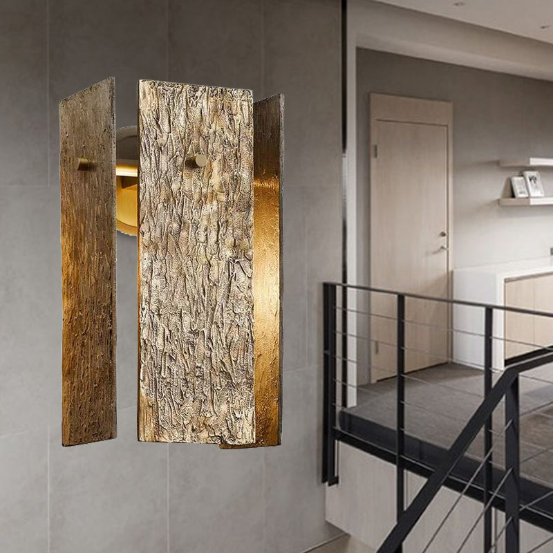 Lampe murale rectangle traditionnelle métal 1