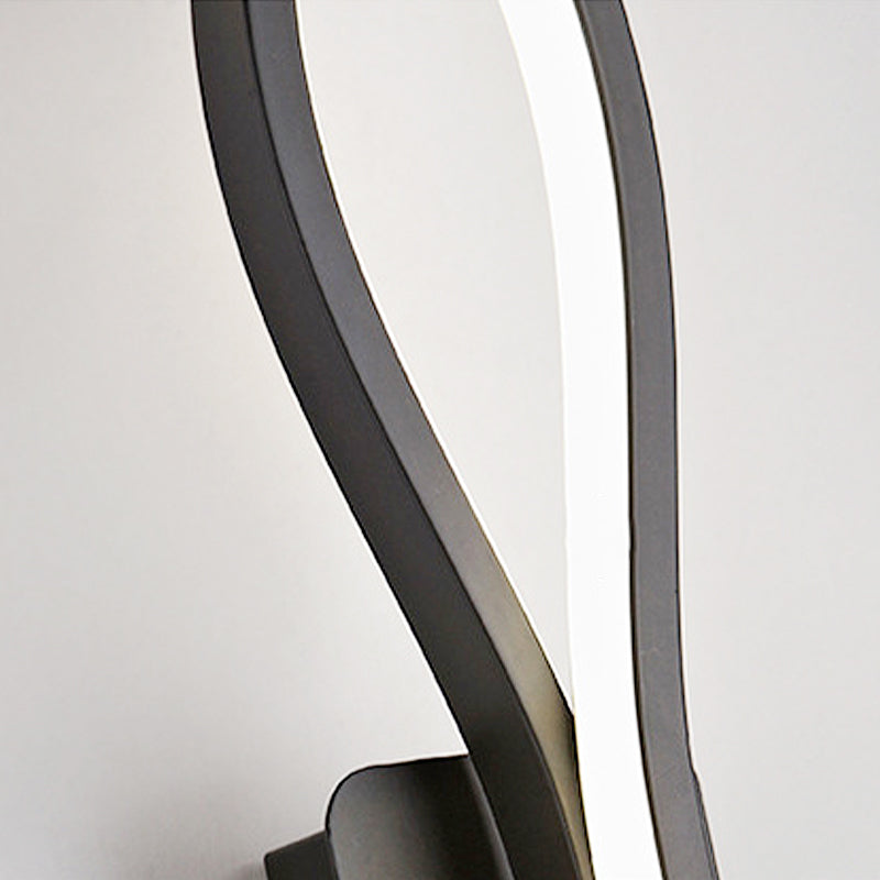 Acryl Twending Body Wand Licht SCONCE Moderne zwart/witte wandmontage Lamp in neutraal/warm/wit licht