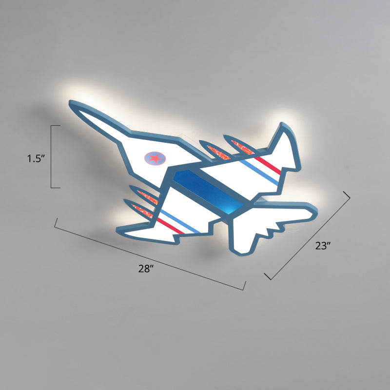 Avion à chasse d'eau LED LED CHILRENS CHAMBRE ACRYLIQU