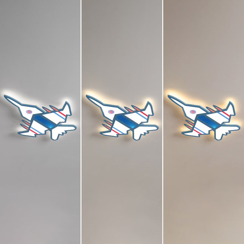 Avion à chasse d'eau LED LED CHILRENS CHAMBRE ACRYLIQU