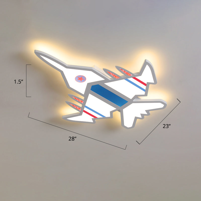 Avion à chasse d'eau LED LED CHILRENS CHAMBRE ACRYLIQU