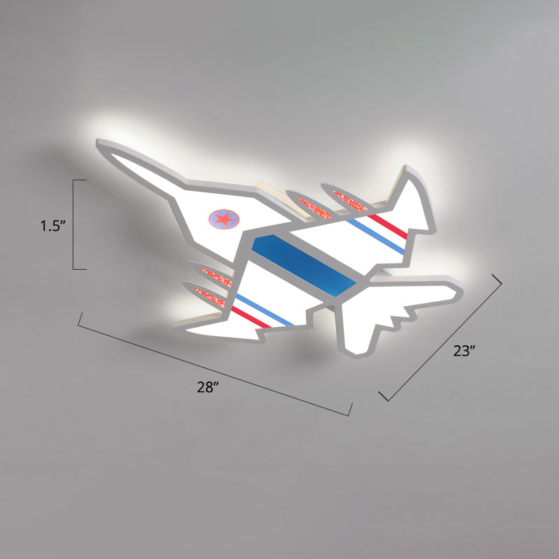 Avion à chasse d'eau LED LED CHILRENS CHAMBRE ACRYLIQU