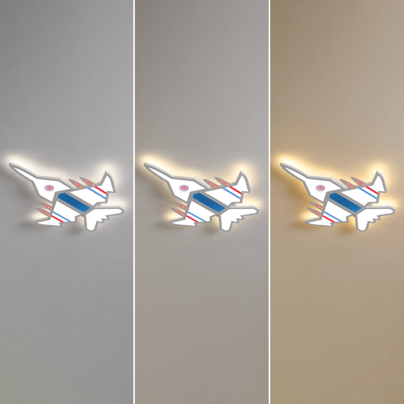 Avion à chasse d'eau LED LED CHILRENS CHAMBRE ACRYLIQU