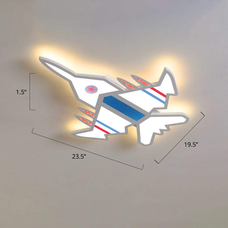 Avion à chasse d'eau LED LED CHILRENS CHAMBRE ACRYLIQU