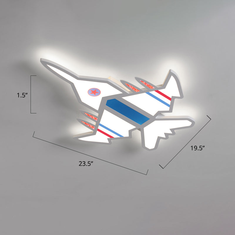 Avion à chasse d'eau LED LED CHILRENS CHAMBRE ACRYLIQU