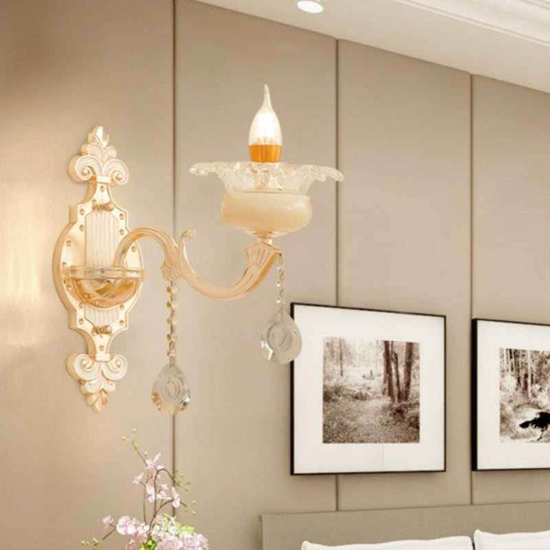 Beige Candle Wall SCONCE LICHT LICHTSCLASSIE