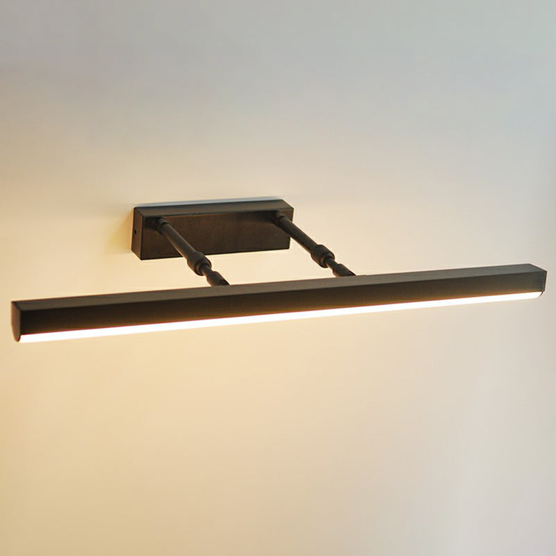 Acryl -staafvormige ijdelheid lamp Moderne verstelbare LED -wandgemonteerde verlichting voor bad