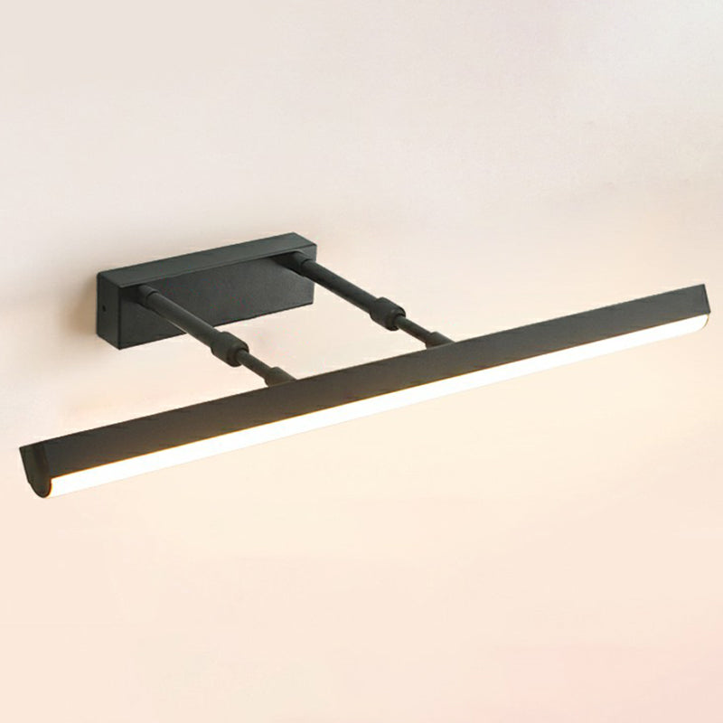 Acryl -staafvormige ijdelheid lamp Moderne verstelbare LED -wandgemonteerde verlichting voor bad