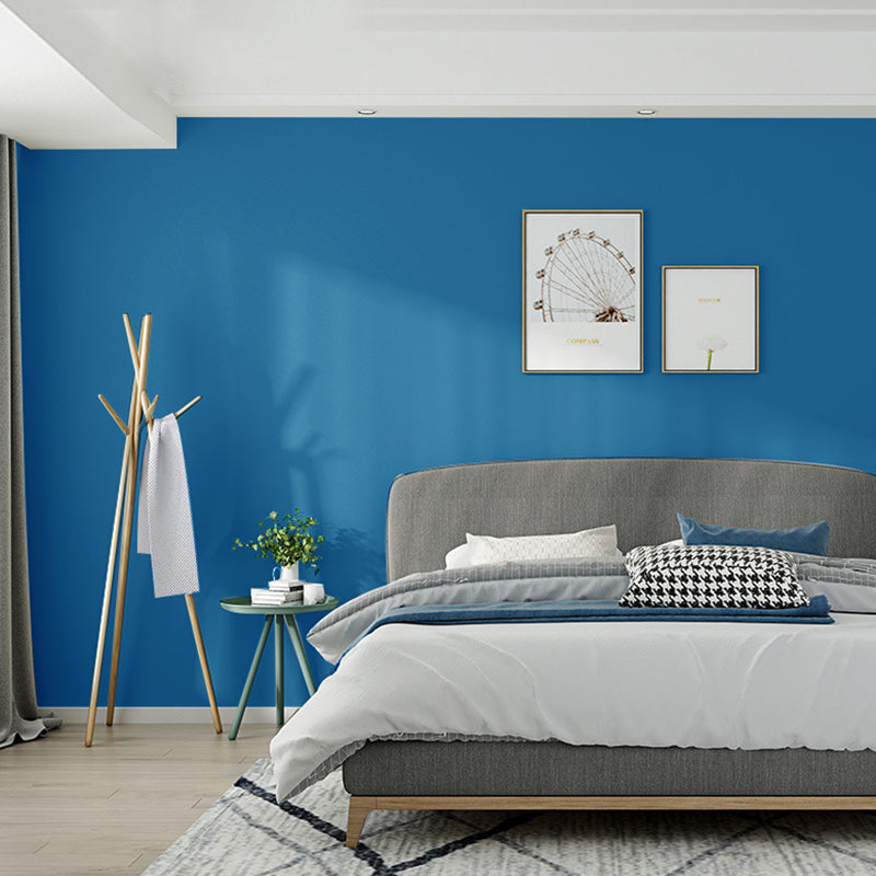 Simple Style Plain Wallpaper Roll Multi-Color Non-Pasted Wall Covering for Living Room