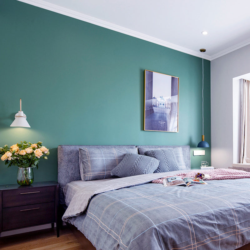 Simple Style Plain Wallpaper Roll Multi-Color Non-Pasted Wall Covering for Living Room