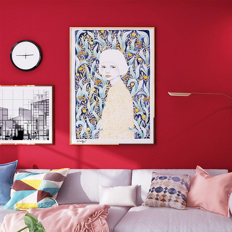 Modern Pure Color Patterned Wallpaper Roll PVC Self-Adhesive Red Wall Decor for Living Room