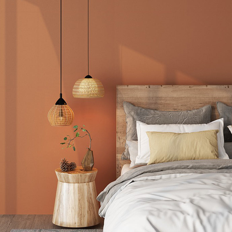 Solid Color Patterned Wallpaper Roll Unpasted Modern Living Room Wall Art, 19.4-sq ft