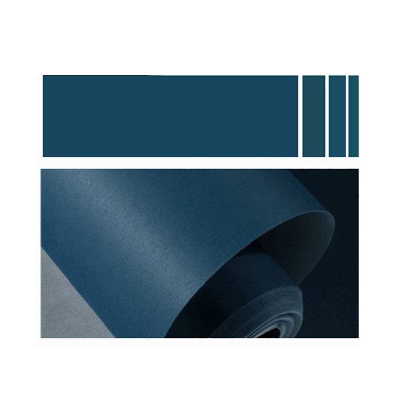 Pure Color Wallpaper Roll Multi Color Contemporary Wall Covering for Living Room