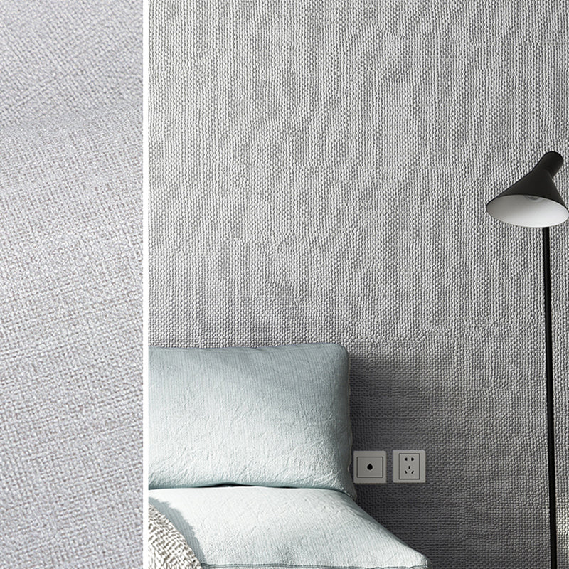 Modern Multi Color Non-Woven Wallpaper Roll Textured Solid Color Non-Pasted Wall Covering