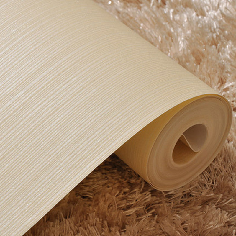 Pure Colored Wallpaper Roll Modern Non-Pasted Dinning Room Wall Decor, 57.1-sq ft