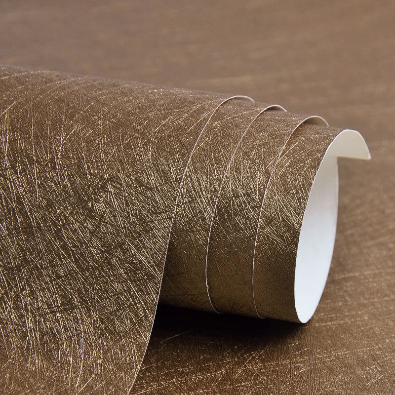 Modern Wallpaper Roll Solid-Colored Pattern Moisture Resistant Wall Covering, Multi-Color