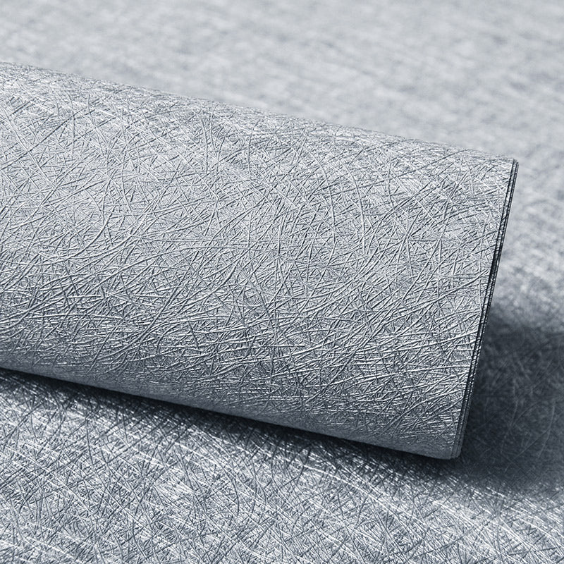 Modern Wallpaper Roll Solid-Colored Pattern Moisture Resistant Wall Covering, Multi-Color